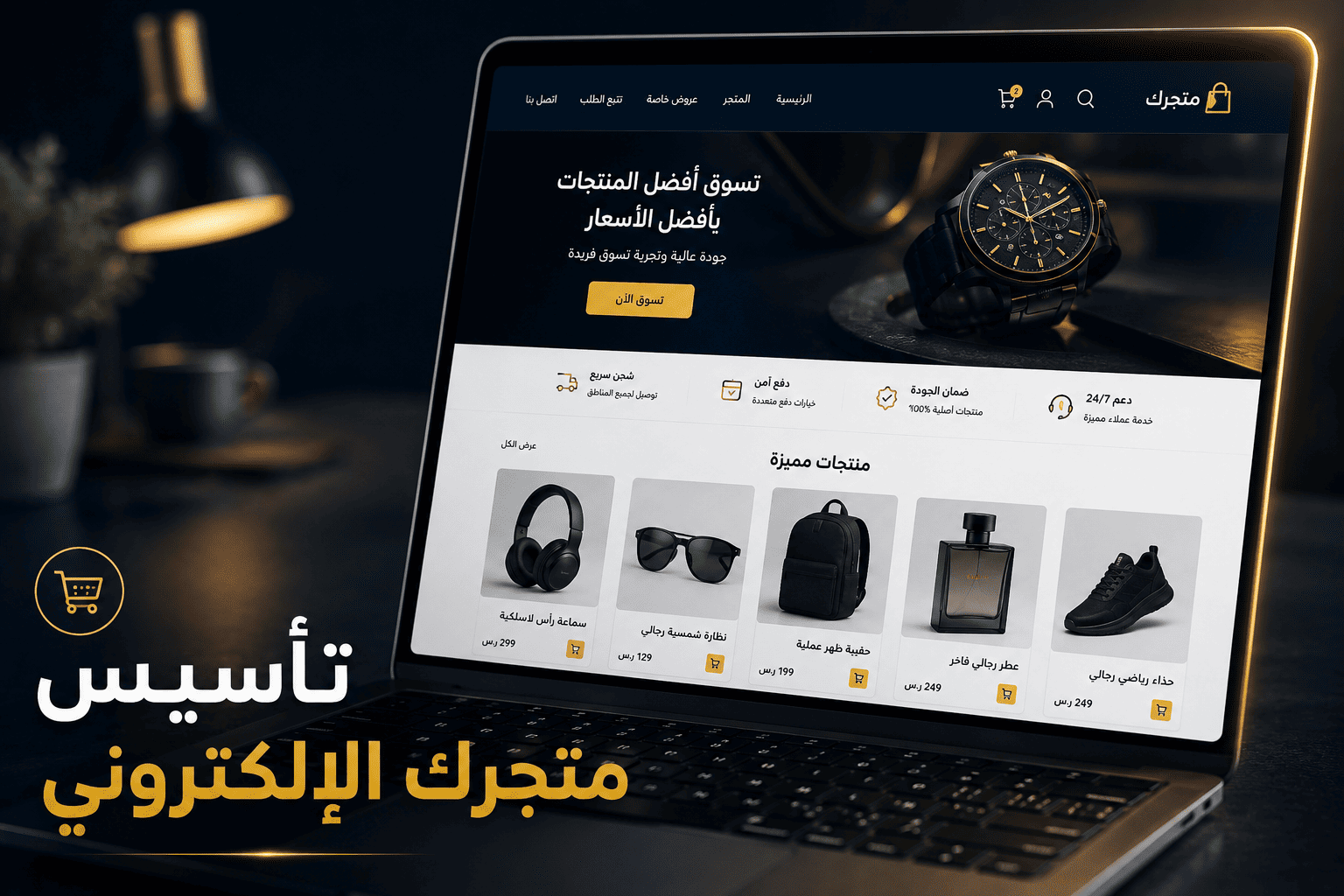 تأسيس متجرك الإلكتروني من الصفر