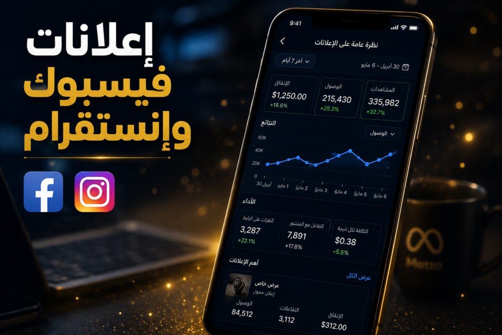 إدارة إعلانات فيسبوك وإنستقرام